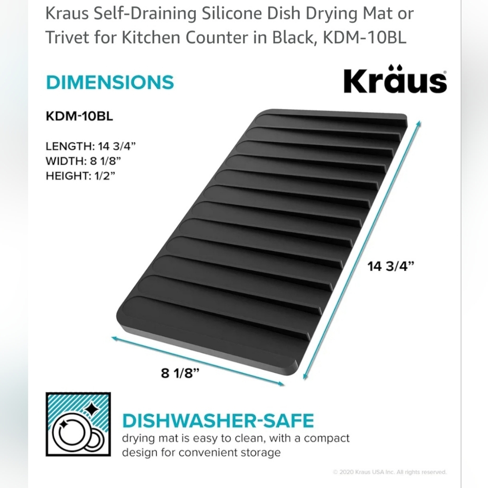 Krause sink mat